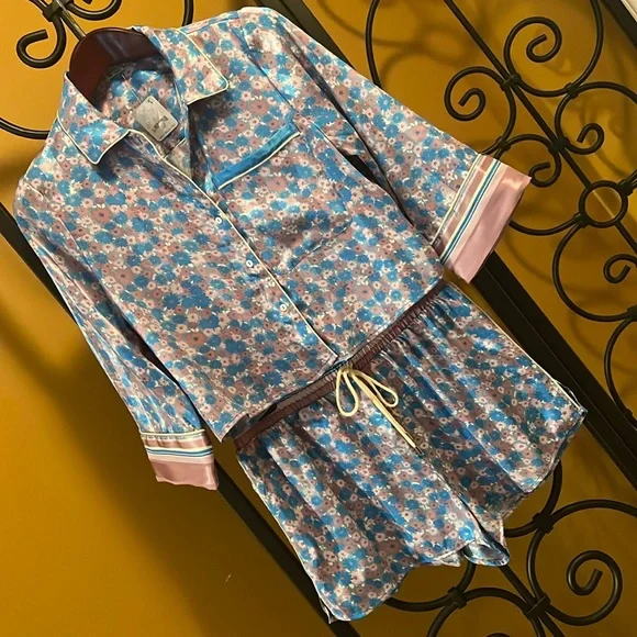 FREE PEOPLE Intimately Sweet Talk PJ Set - Picture 1 of 14